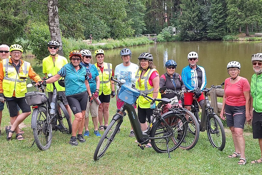 Gruppe am Langer Weiher Gruppe am Langer Weiher