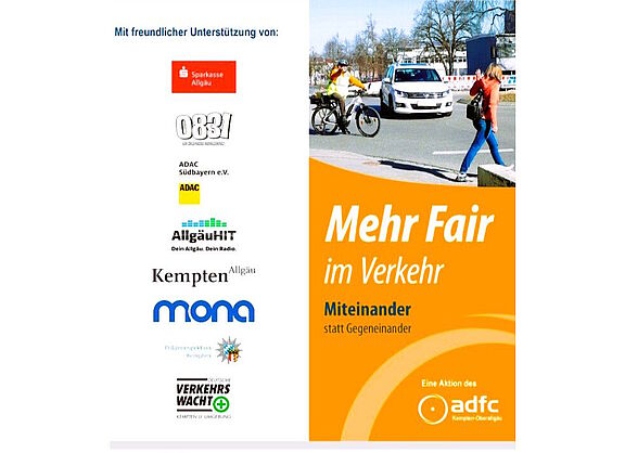 Flyer „Mehr Fair im Verkehr“