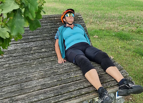 Auch ein Guide braucht mal Pause :-)
